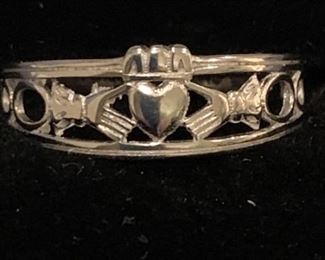 Sterling Silver Irish Claddagh Ring