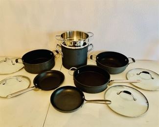 (11) Set of Calphalon Pots & Pans with Lids