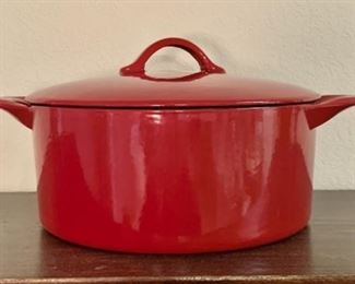 GDL Cast Iron Red Dutch Oven