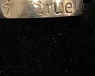 Sterling Silver 'True Love Waits' Ring, Size 7