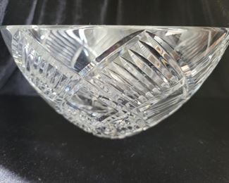 Cut Crystal Bowl is 9.25in Diameter x 5in Tall