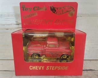 NIB Hot Wheels Chevy Stepside The Toy Club Limited