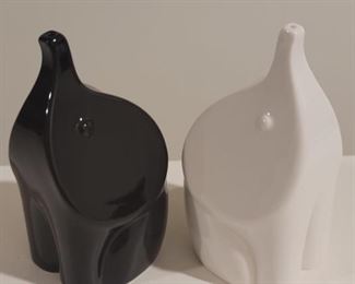 Jonathan Adler Elephant Salt + Pepper Shakers