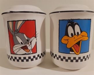 Bugs Bunny & Daffy Duck Salt + Pepper Shakers