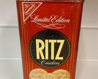Retro Ritz Cracker Tin, Circa 1986
