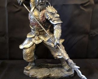 General Hero Zhang Fei Weilding Serpent Sword