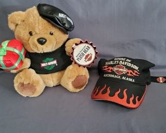 NEW Harley Davidson Bear & Harley Davidson Cap