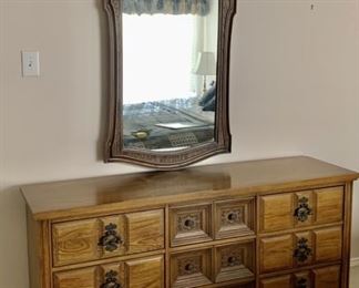 Vintage Dresser & Mirror