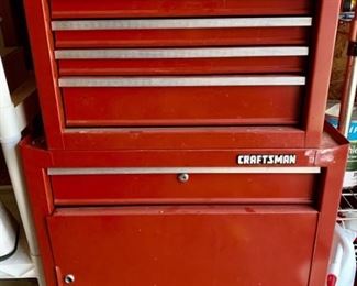 Red Craftsman 6 Drawer Rolling Tool Box