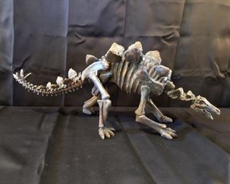 Resin Dinosaur Skeleton is 21in Long x 8in T