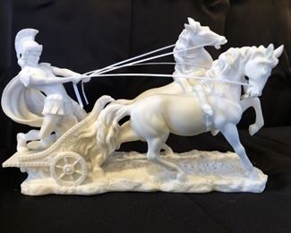 Sculpture inspired by similar originals in the Vatican
Cast in Bonded Natural Marble Resin to Capture the Appearance and Texture of the Original
10in w x 6in t