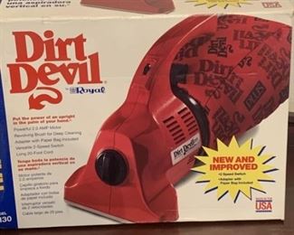 New In Box Dirt Devil Hand Vacuum