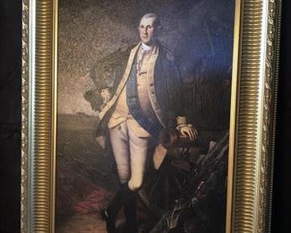 Washington at Princeton framed Reproduction Painting