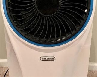 Delonghi Evaporative Room Cooler w/ Ionizer.  Portable, white, Model EV250 $145