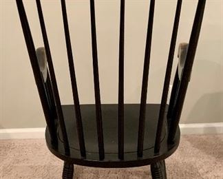 Black Wood Rocking Chair $50