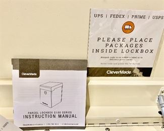 Porch Parcel Lock Box s100 Series Clevermade  $60