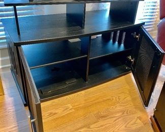 45” wide Black Magnolia Collection TV Stand w/ Storage 20dx 21.5h $89