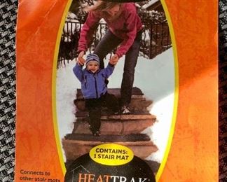 HeatTrak Heating Stair Mat unit  & mat for  1 Step - Melts snow on contact. 10” x 30” $75