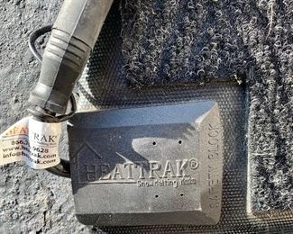HeatTrak Heating Stair Mat unit  & mat for  1 Step - Melts snow on contact. 10” x 30” $75