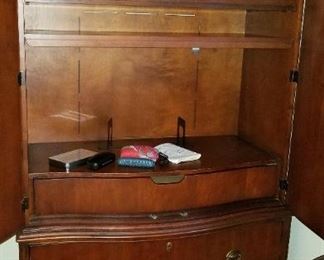 armoire, 2 piece. Buyer moves