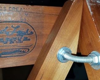 Carol Leigh's weaving loom, tripod