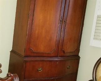 armoire, 2 piece. Buyer moves
