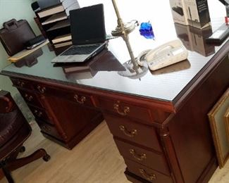 home office desk, finished all 4 sides.  BUYER MOVES