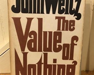 John Weitz The Value of  Nothing