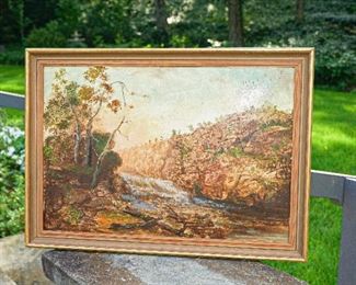 Hudson river painting 16 x20
