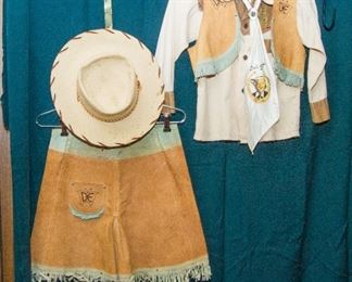 Complete Dale Evans Suede Cowgirl Outfit!!