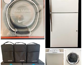 Designer Handbags, Bosch Electric Dryer, Dresden Germany China, LLADRO Figurines, Salvador Ferragamo Ladies Belt, Leather Barrel Chair, GE Electric Washing Machine, Vintage Brass & Glass Scale, Etc.

Authentic Gucci Handbags, Authentic Prada Handbags, Mixed Ammunition, Pocket Knife Collection, Etc.