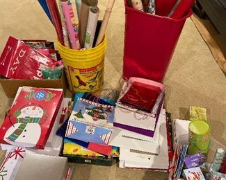 Boxes And Bags And Paper