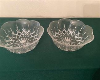 King Edwards Coram Krystal Senterpeice bowls