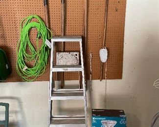 Ladder and yard tools