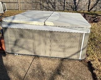 As is. Needs some repair. Tub in good shape