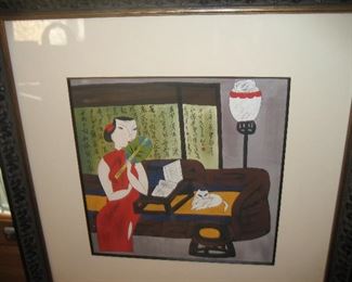 Charming Chinese illustration