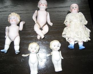 Small, bisque dolls
