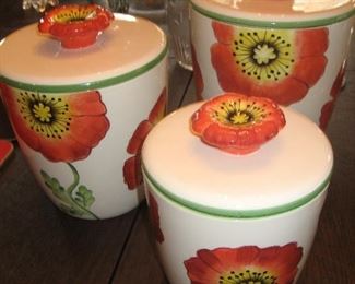 Ceramic canister set
