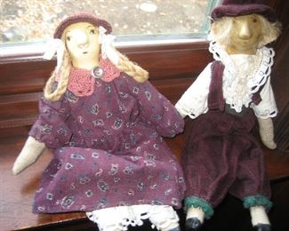 Hand made Finnish dolls