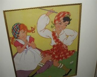 Framed children's bookplate (1 of 4)