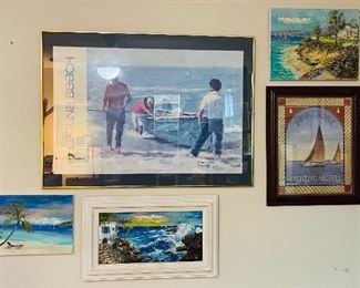 Laguna beach poster signed