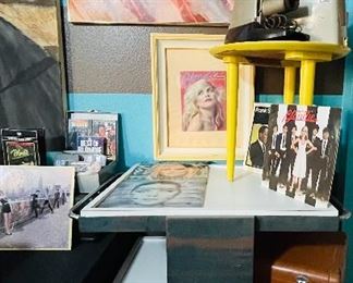 Vintage industrial metal cart