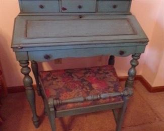 vintage vanity & stool