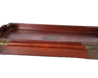 Chinese Graduated Rosewood Tea Trays