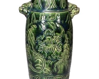 Chinese Green Glazed Ceramic Pot