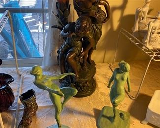 FrankArt bronze bookends