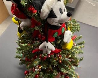 Mickey & Minnie Pre-decorated Tree W/ Lights