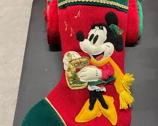 Vintage Minnie Mouse Christmas Stocking