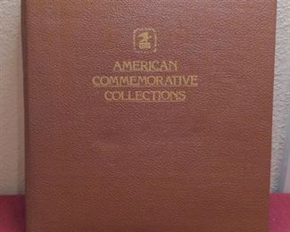 American Commemorative Collections Stamp Album With Stamps