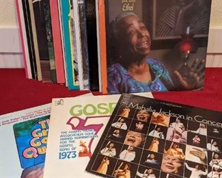 Mahalia Jackson and More Gospel Religious and Christmas Vintage LPs